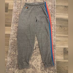 AVIATOR NATION 5 STRIPE SWEATPANTS XS
